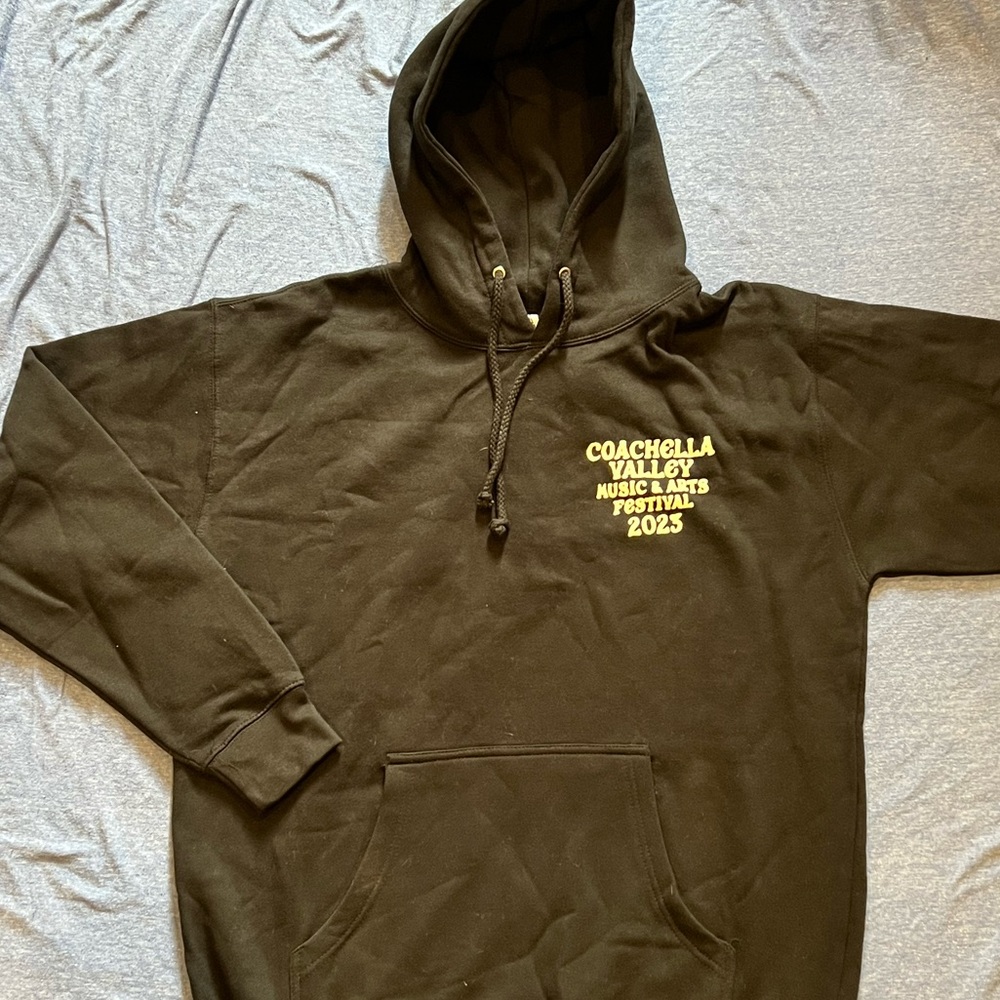 Coachella 2023 Black Lineup Hoodie